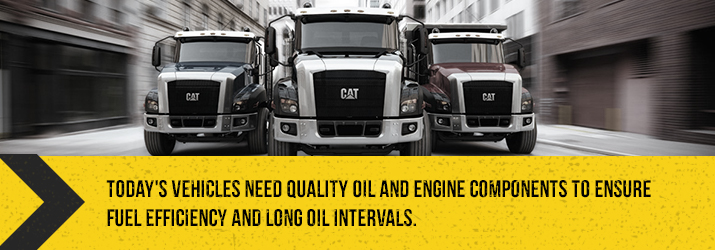Vehicles need quality oil